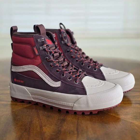 Vans MTE Sk8-Hi GORE-TEX Hiking Boots Insulated Shoe Bitter Chocolate Brown Sz 7 - Picture 3 of 14